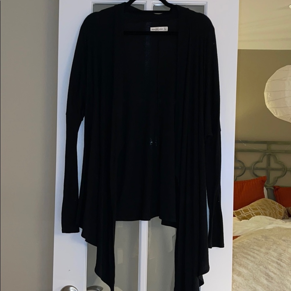 Black lightweight Abercrombie Cardigan